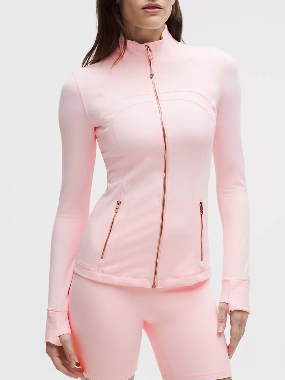 Lululemon Define Nulu Pink Pearl Jacket